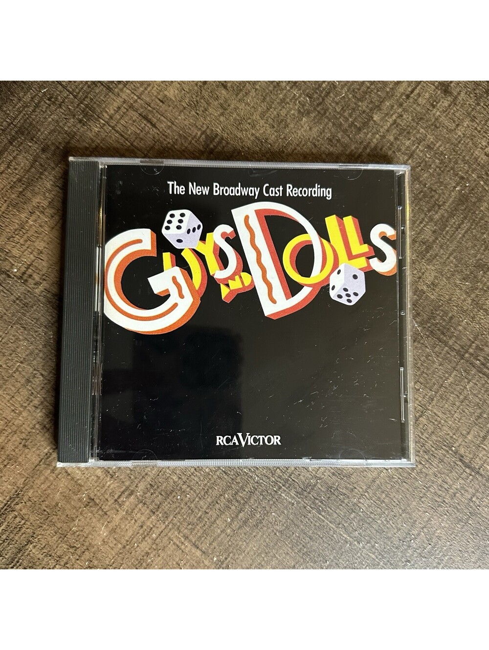 Vintage 1992 Guys and Dolls Broadway Cast Recording CD Nathan Lane RCA Victor